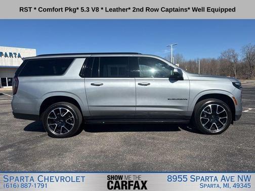 Sterling Gray Metallic 2025 Chevrolet Suburban RST