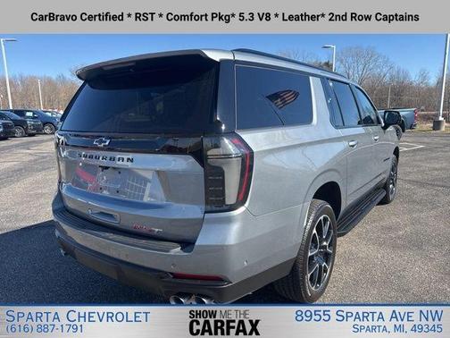 Sterling Gray Metallic 2025 Chevrolet Suburban RST
