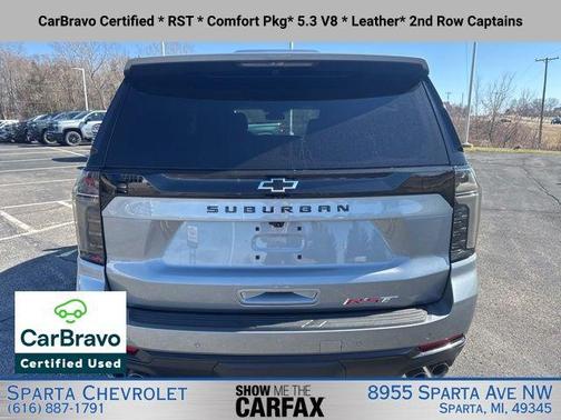 Sterling Gray Metallic 2025 Chevrolet Suburban RST