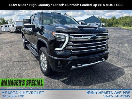 Black 2024 Chevrolet Silverado 2500 High Country
