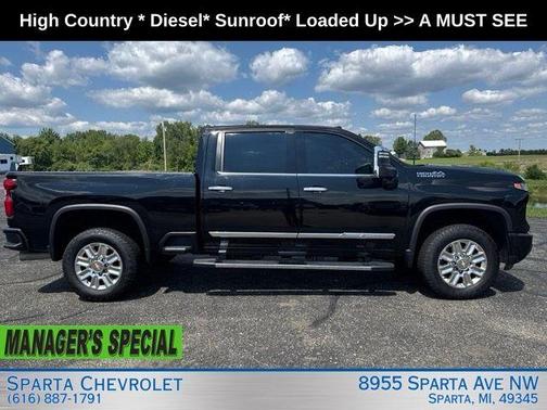 Black 2024 Chevrolet Silverado 2500 High Country