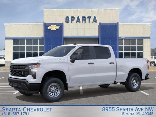 Summit White 2026 Chevrolet Silverado 1500 WT