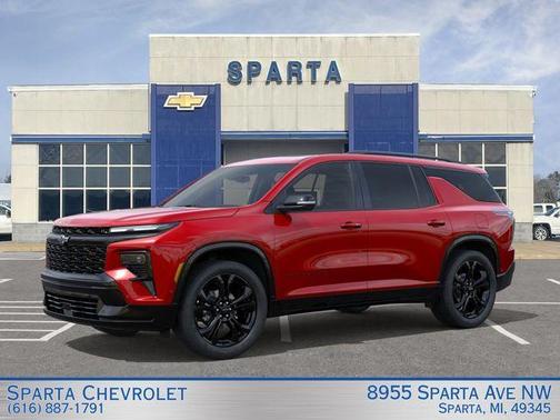 Radiant Red 2027 Chevrolet Traverse RS