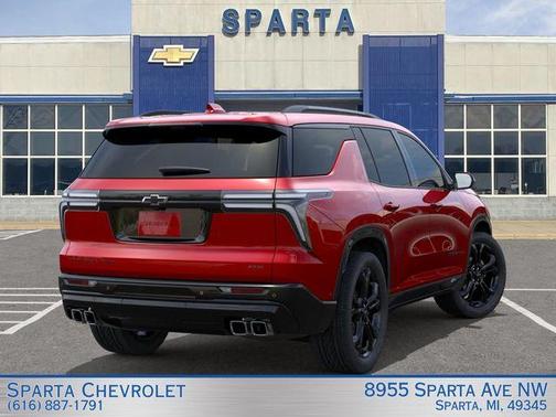 Radiant Red 2027 Chevrolet Traverse RS
