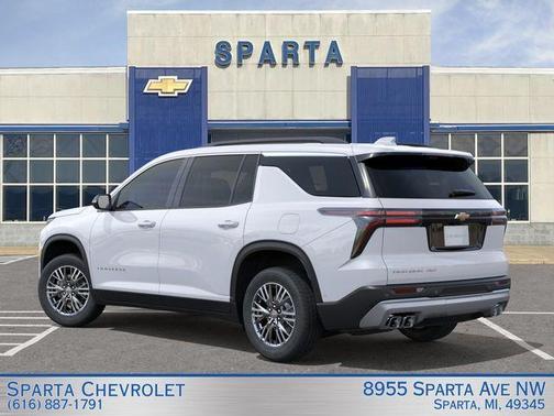 Summit White 2026 Chevrolet Traverse LT