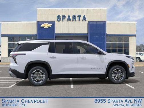 Summit White 2026 Chevrolet Traverse LT