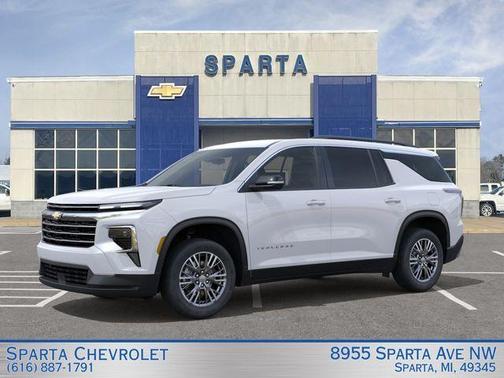 Summit White 2026 Chevrolet Traverse LT