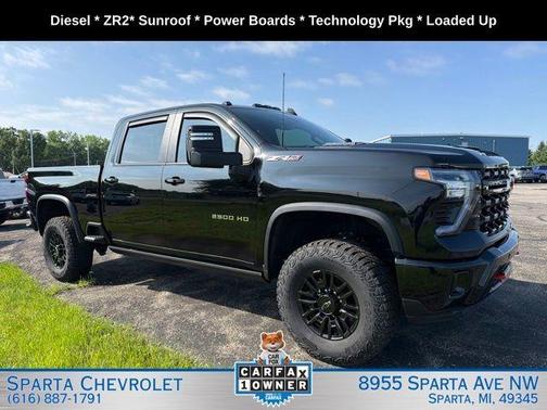Black 2025 Chevrolet Silverado 2500 ZR2