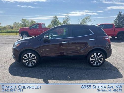 Black Cherry Metallic 2017 Buick Encore Essence