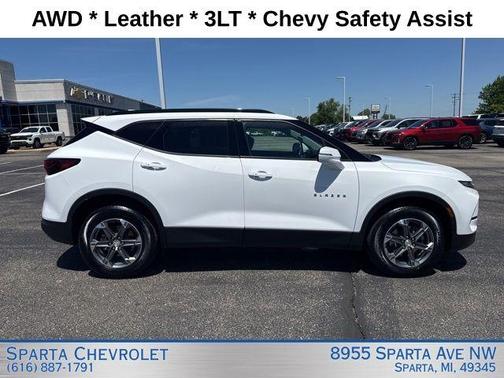 Summit White 2024 Chevrolet Blazer LT