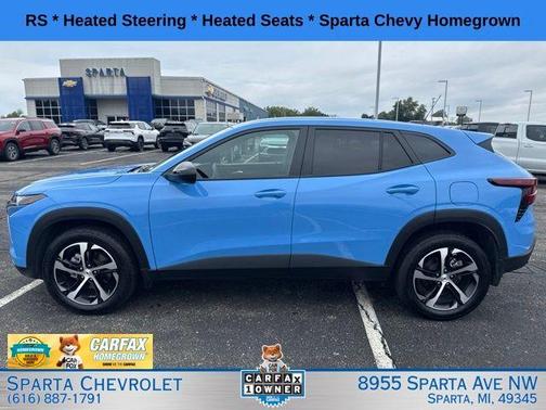 Blue 2024 Chevrolet Trax 1RS