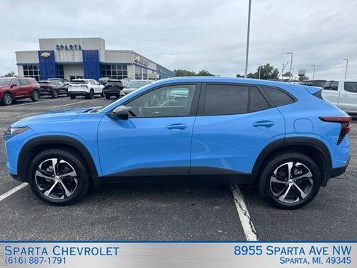 Blue 2024 Chevrolet Trax 1RS