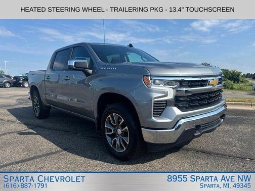 Sterling Gray Metallic 2024 Chevrolet Silverado 1500 LT