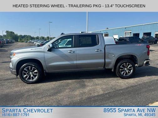 Sterling Gray Metallic 2024 Chevrolet Silverado 1500 LT
