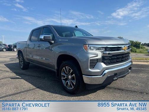 Sterling Gray Metallic 2024 Chevrolet Silverado 1500 LT