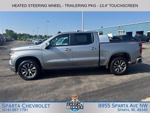 Sterling Gray Metallic 2024 Chevrolet Silverado 1500 LT