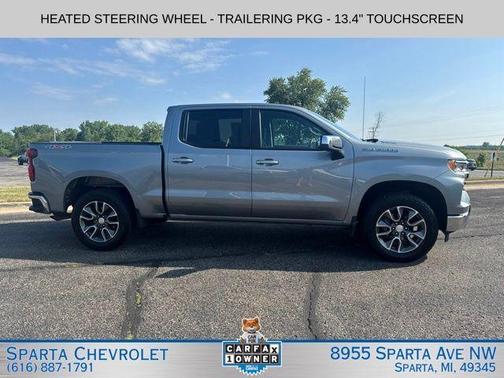 Sterling Gray Metallic 2024 Chevrolet Silverado 1500 LT