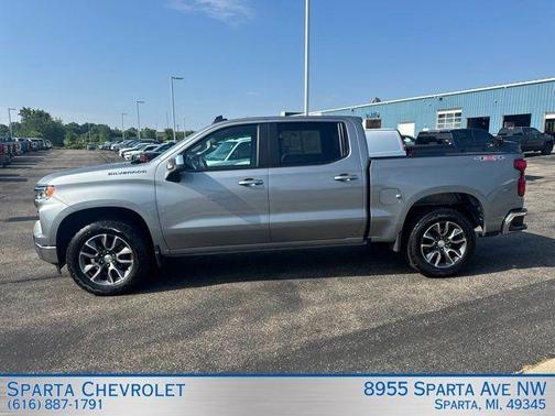 Sterling Gray Metallic 2024 Chevrolet Silverado 1500 LT