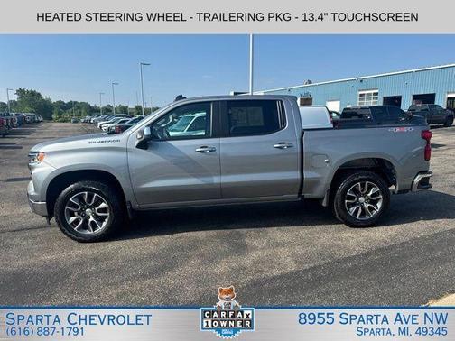 Sterling Gray Metallic 2024 Chevrolet Silverado 1500 LT