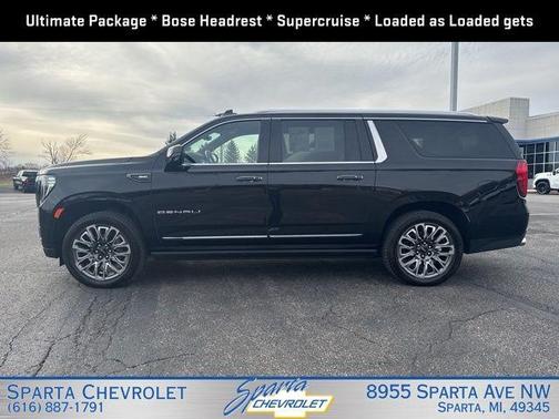 Onyx Black 2023 GMC Yukon XL Denali Ultimate