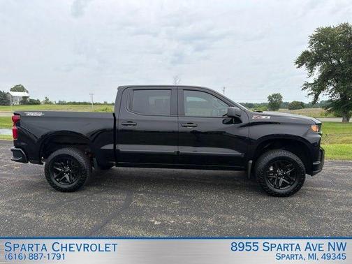 Black 2021 Chevrolet Silverado 1500 Custom Trail Boss