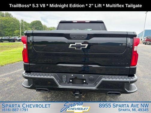 Black 2021 Chevrolet Silverado 1500 Custom Trail Boss