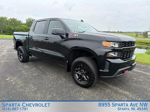 Black 2021 Chevrolet Silverado 1500 Custom Trail Boss
