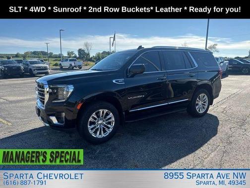 Onyx Black 2022 GMC Yukon SLT
