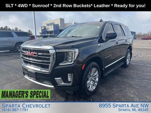 Onyx Black 2022 GMC Yukon SLT