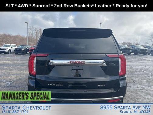 Onyx Black 2022 GMC Yukon SLT
