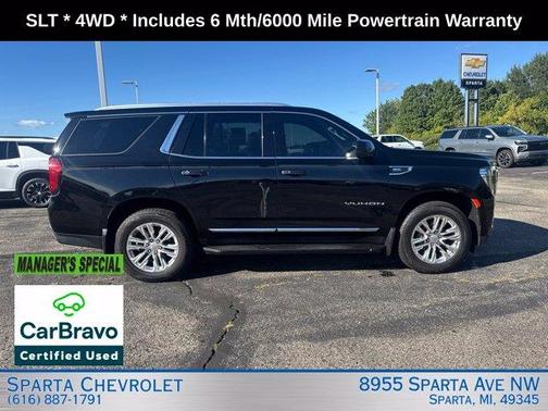 Onyx Black 2022 GMC Yukon SLT