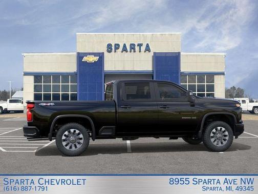 Black 2026 Chevrolet Silverado 2500 Custom