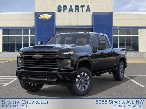 Black 2026 Chevrolet Silverado 2500 Custom
