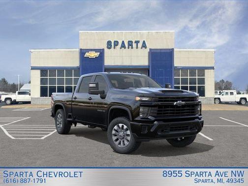 Black 2026 Chevrolet Silverado 2500 Custom