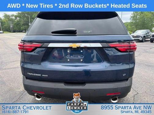 Blue Metallic 2023 Chevrolet Traverse LT Cloth