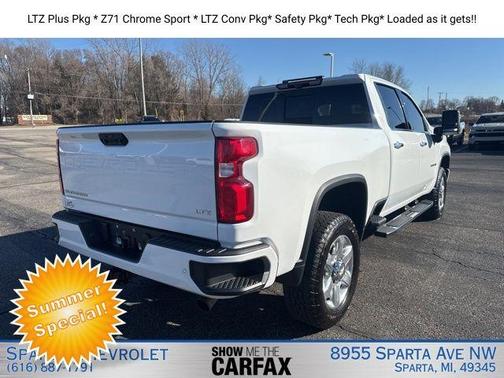 Summit White 2022 Chevrolet Silverado 3500 LTZ