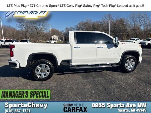 Summit White 2022 Chevrolet Silverado 3500 LTZ