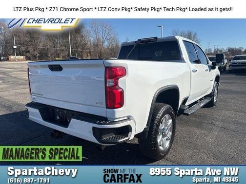 Summit White 2022 Chevrolet Silverado 3500 LTZ