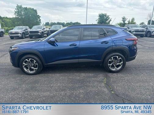 Blue 2024 Chevrolet Trax LT