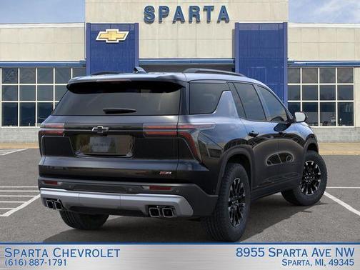 Black Metallic 2026 Chevrolet Traverse Z71