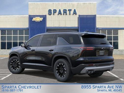 Black Metallic 2026 Chevrolet Traverse Z71