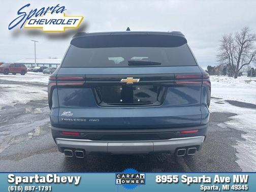 Lakeshore Blue 2025 Chevrolet Traverse LT