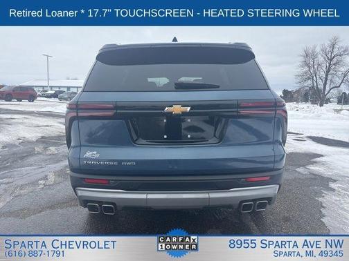 Lakeshore Blue 2025 Chevrolet Traverse LT