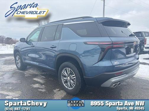 Lakeshore Blue 2025 Chevrolet Traverse LT