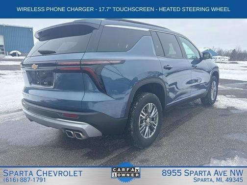 Lakeshore Blue 2025 Chevrolet Traverse LT