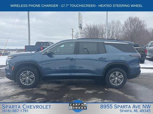 Lakeshore Blue 2025 Chevrolet Traverse LT