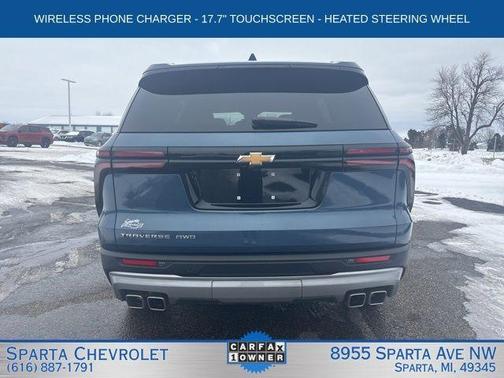 Lakeshore Blue 2025 Chevrolet Traverse LT