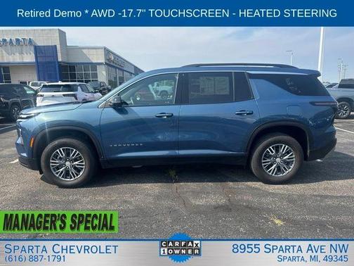 Lakeshore Blue 2025 Chevrolet Traverse LT