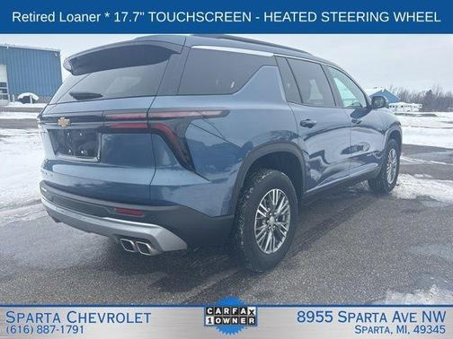Lakeshore Blue 2025 Chevrolet Traverse LT