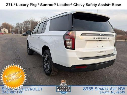 Summit White 2024 Chevrolet Suburban Z71